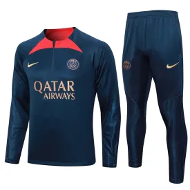 PSG Soccer Tracksuit Dark Blue 2023/24