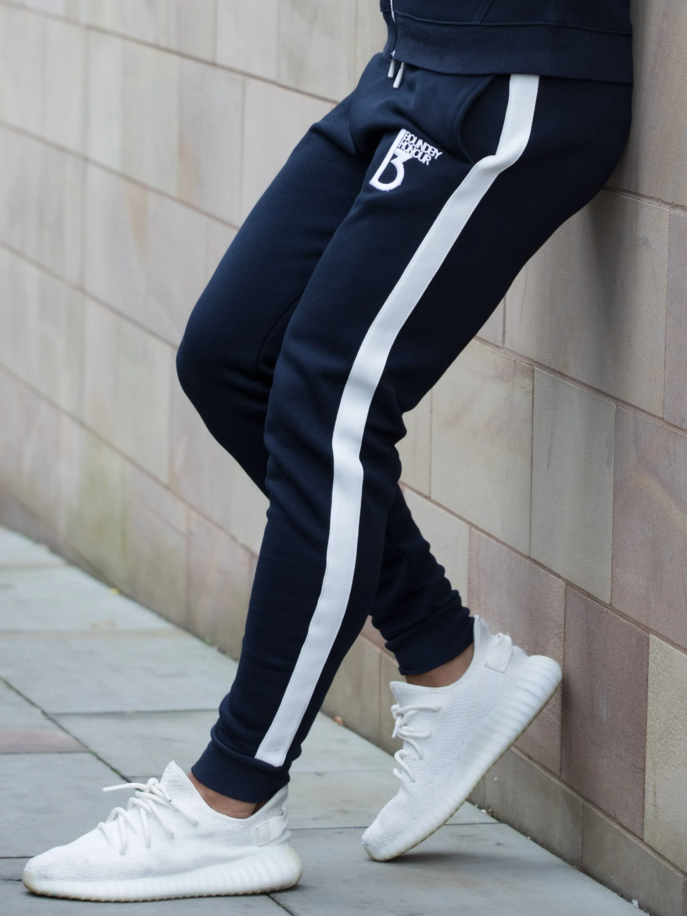 Radiate Tracksuit Bottom With Tape Detail | Bound By Honour