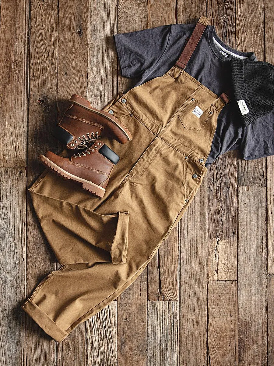Retro Style Woodworking Overalls