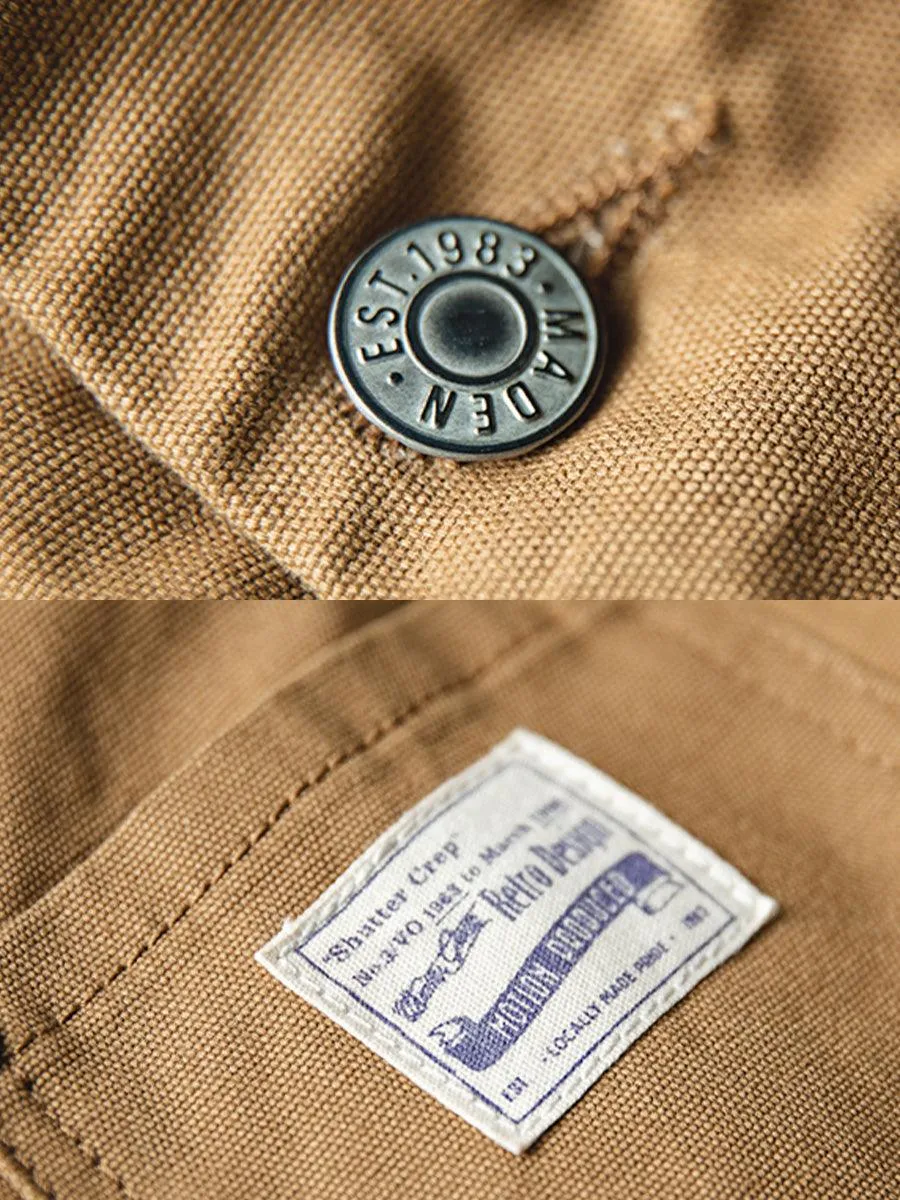 Retro Style Woodworking Overalls