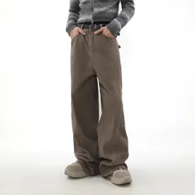 Seam Detail Straight Leg Jeans