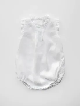 The Simple Folk The Old Fashioned Romper | Off White