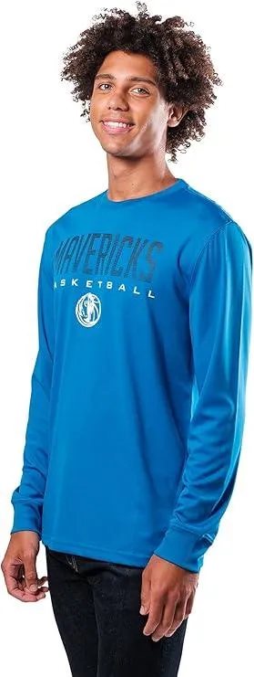 Ultra Game NBA Denver Nuggets Men's Super Soft Game Day Long Sleeve T-Shirt |Denver Nuggets