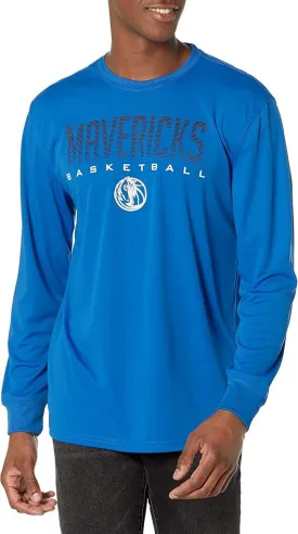 Ultra Game NBA Denver Nuggets Men's Super Soft Game Day Long Sleeve T-Shirt |Denver Nuggets
