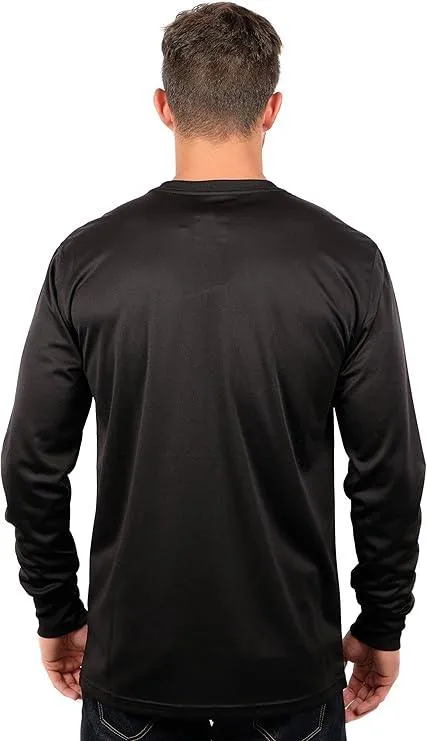 Ultra Game NBA Official Men’s Super Soft Game Day Long Sleeve T-Shirt - Unisex, San Antonio Spurs, Team Color|San Antonio Spurs