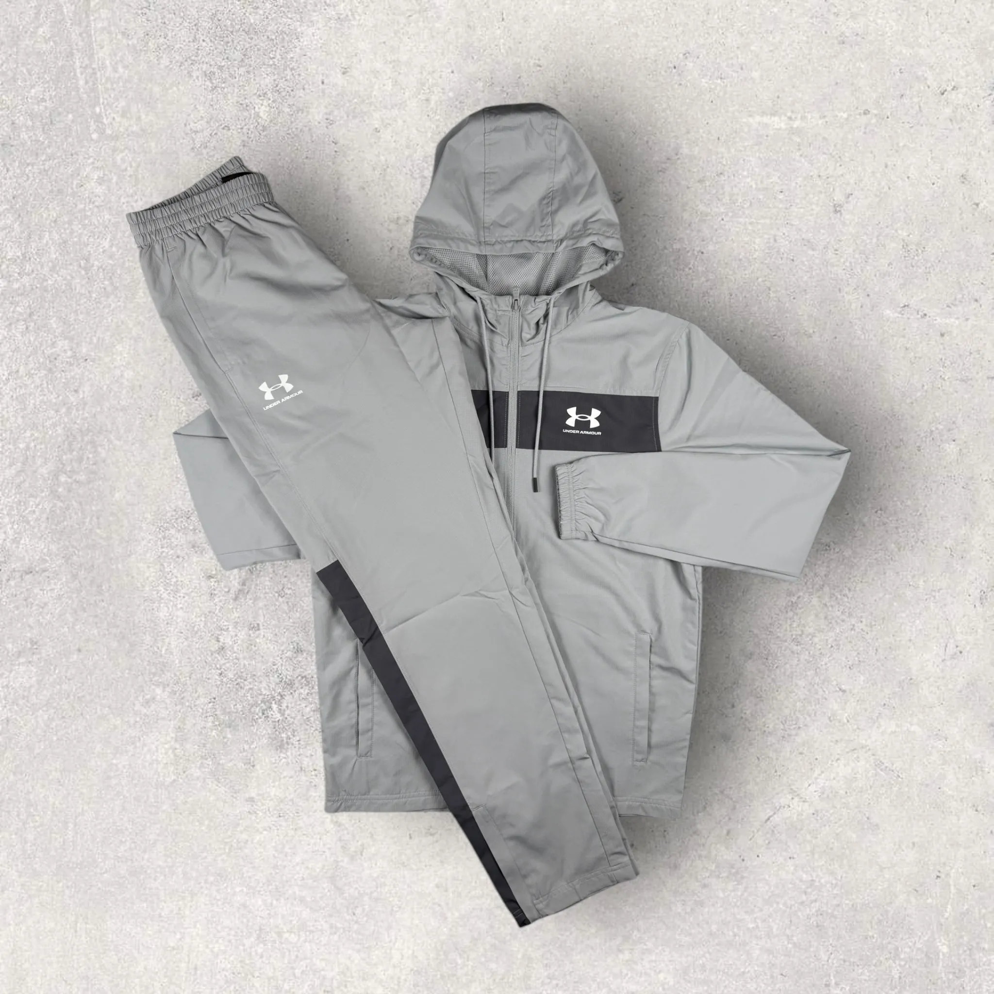 UNDER ARMOUR VITAL TRACKSUIT - GREY/DARK GREY
