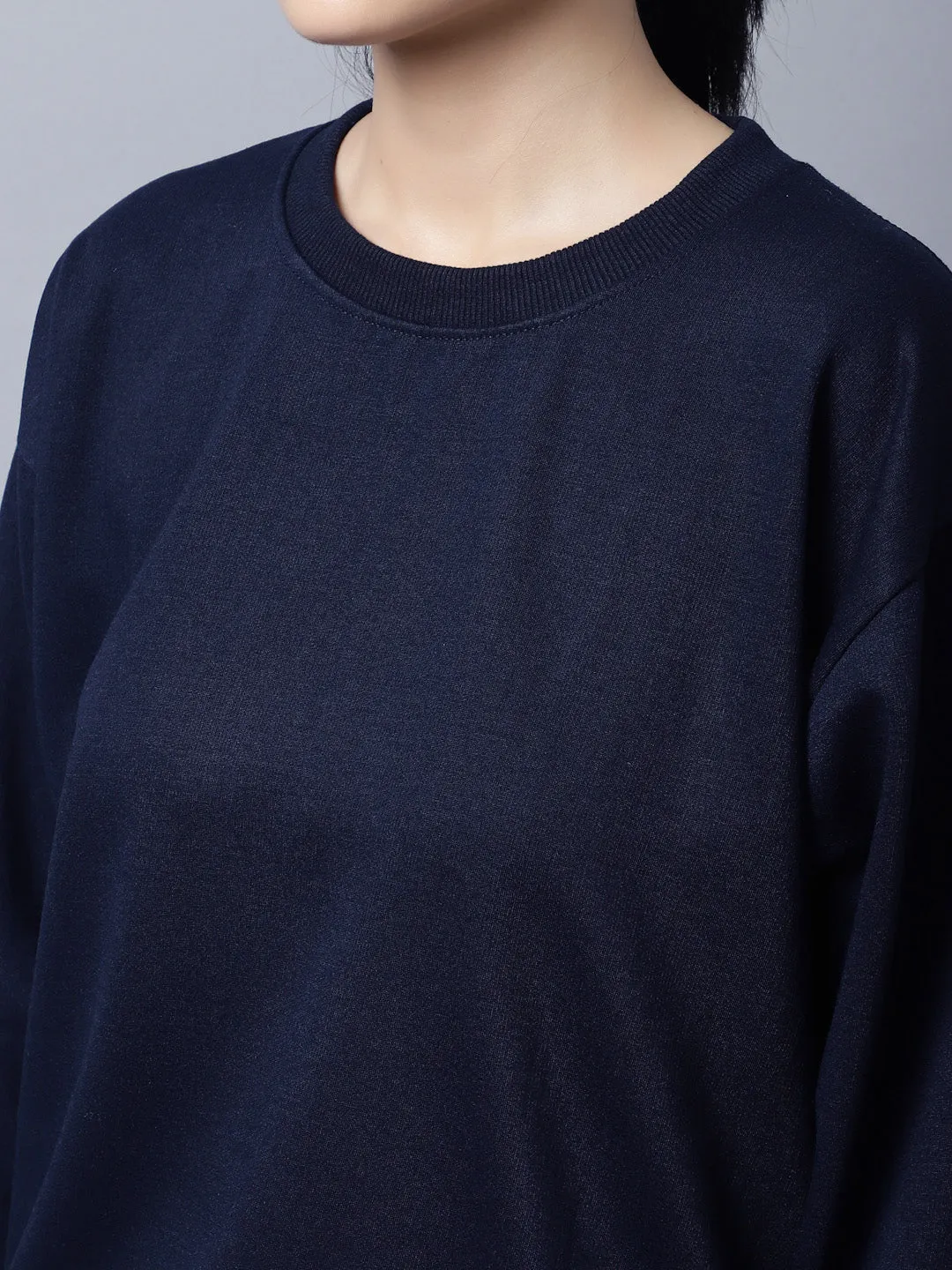 Vimal Jonney Fleece Navy Blue Tracksuit for Women