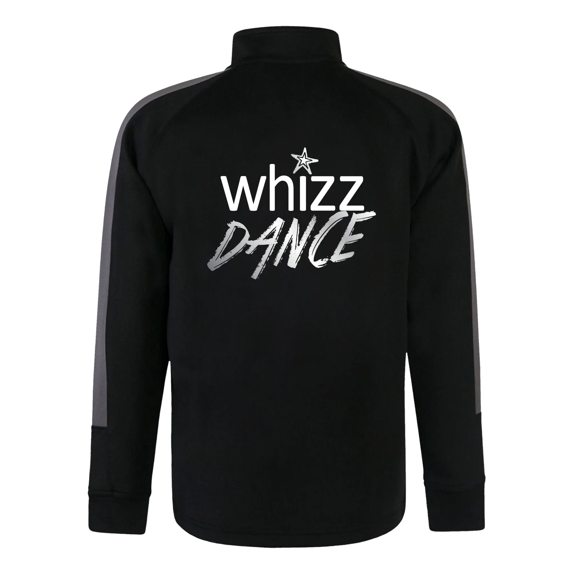 Whizz Dance Adults Glitter Logo Knitted Tracksuit Top