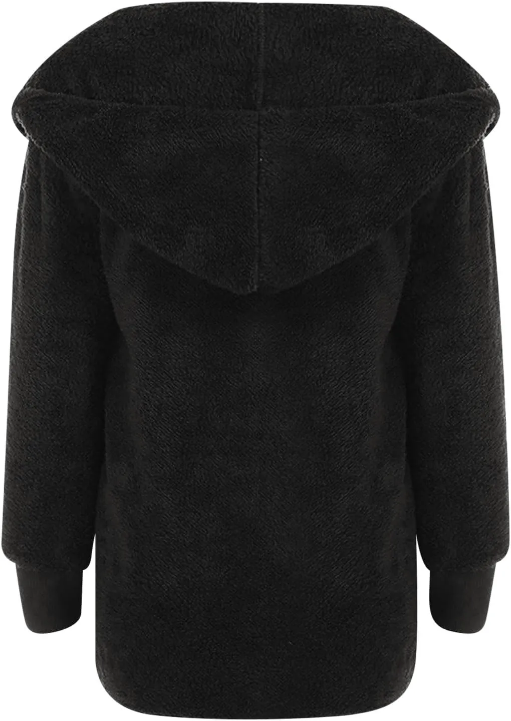 Winter Cardigan for Women,Womens Warm Lapel Faux Fur Fluffy Coats Long Sleeve Fleece Jacket Fuzzy Pea Coat Overwear
