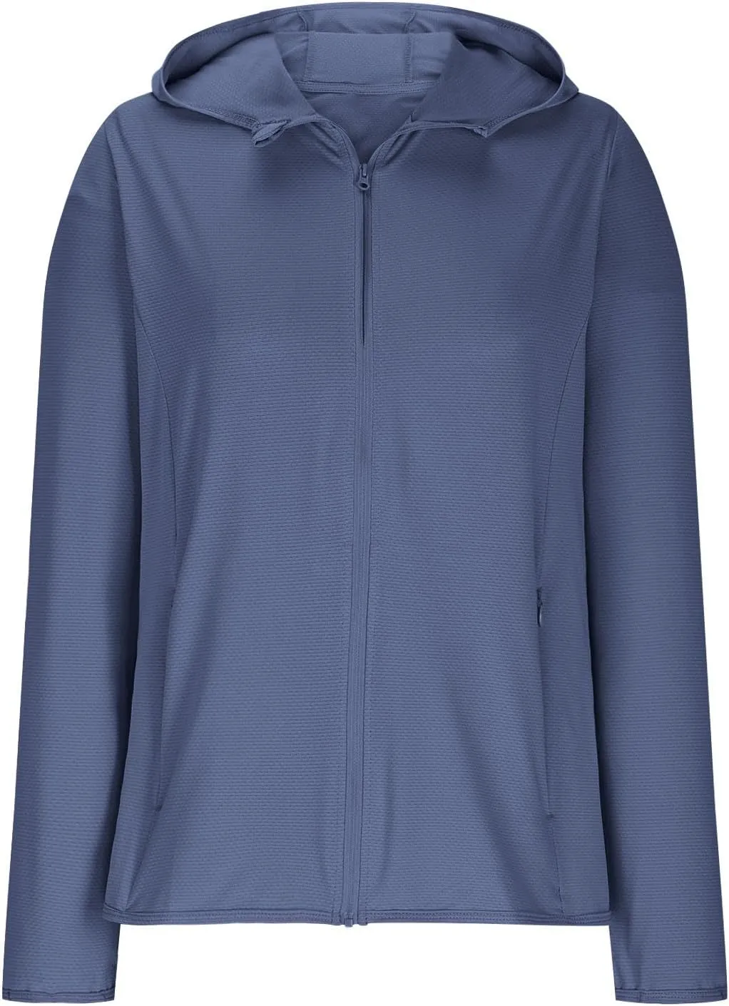 Womens Sun Shirts Full Zip UPF 50  Protection Hoodie Jacket Long Sleeve Hiking Outdoor Lightweight UPF50  Jackets